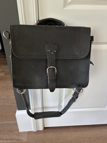 Saddleback leather front - leather,