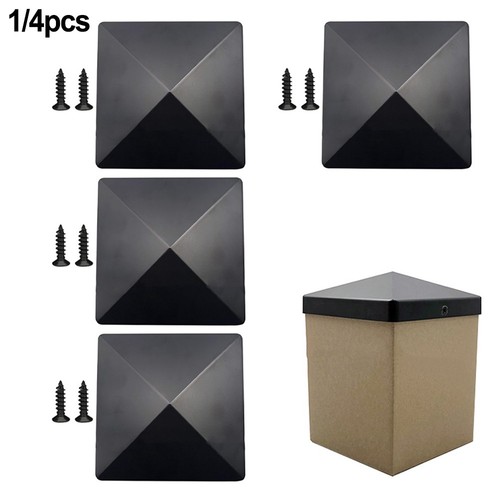 4pcs pack fence post - post, caps