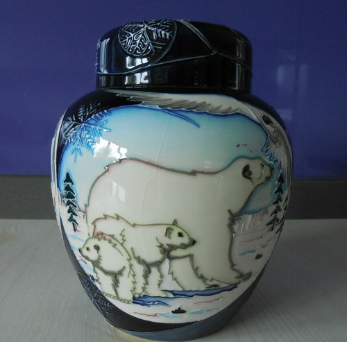 Moorcroft ginger jar arctic - ginger,