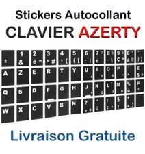 AZERTY Stickers Sticker for French Computer Keyboard Renovate Keys
