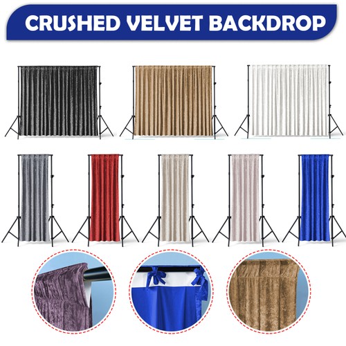 Velvet backdrop curtains - velvet,