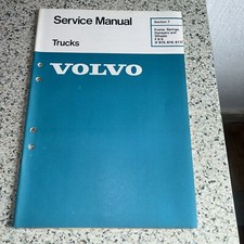 Volvo Trucks Service Manual Section 7 Frames /wheels F6S  *Re-printed Copy *
