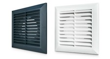 Air Vent Grille with Fly Screen Duct Ventilation Cover with Flange