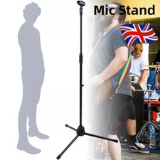 Black Straight Microphone