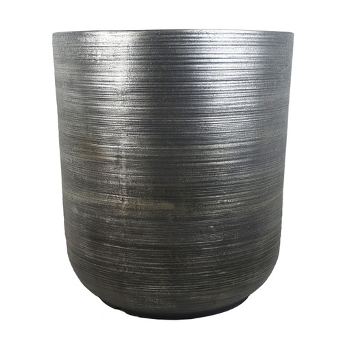Planter large grey fibreglass - planter,