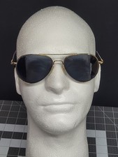American Optical GENERAL Aviator Sunglasses Gold Frame Only Prescription Lenses