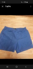 HENRI LLOYD SHORTS / SWIM SHORTS BLUE PATTERN DESIGN SIZE MEDIUM