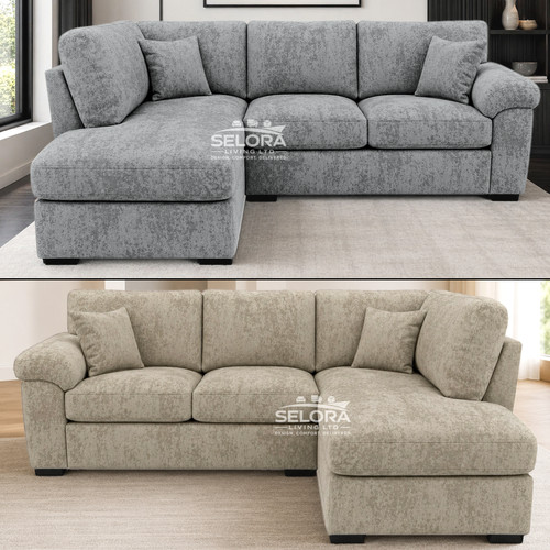 Amalfi corner sofa - sofa, grey