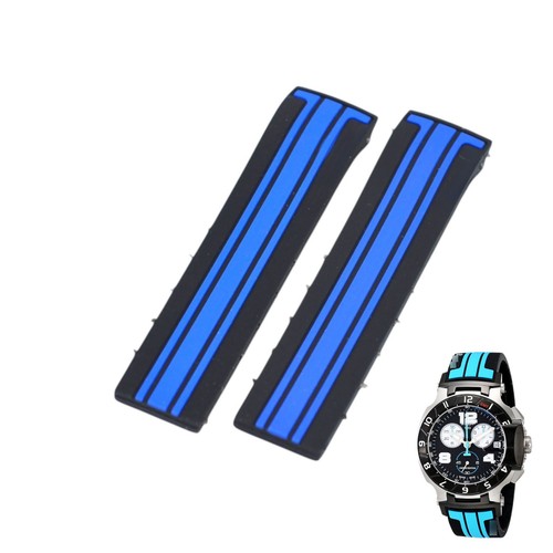 21mm black rubber strap for - 21mm,