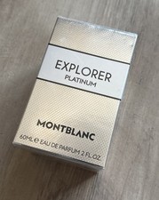 Mont Blanc Explorer Platinum 60ml EDP Fragrance Sealed Genuine Brand New RRP £63