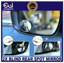 2X BLIND SPOT MIRROR REAR SIDE VIEW TOWING CAR VAN MOTORCYCLE ADJUST WIDE ANGLE