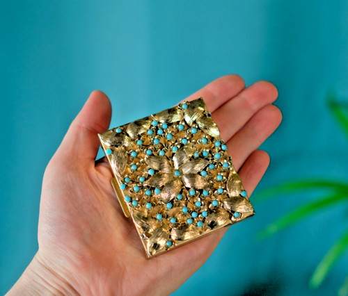 Vintage gold turquoise - &,