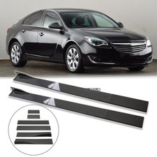 2.2m Side Skirt Extension Rocker Panel Splitter Lip Carbon For Vauxhall Insignia