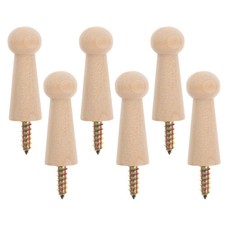 6pcs Small Shaker Pegs Screw