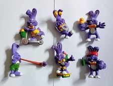 MILKA EASTER BUNNIES LARGE FIGURINES SET - FIGURES COLLECTIBLES MINIATURES