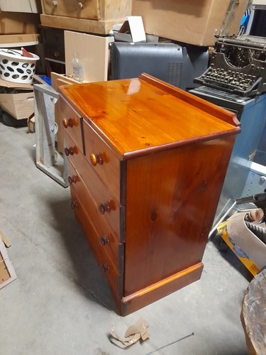 Pine dresser unit corner - pine, tv