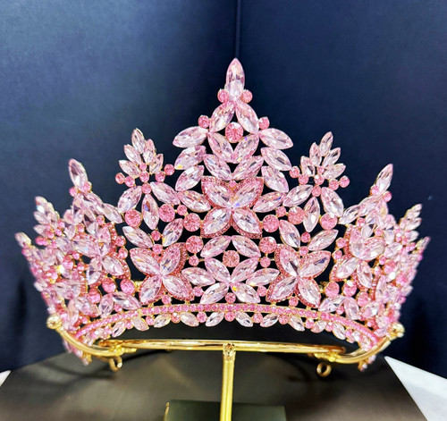 Quinceanera crown pink - quinceanera, crown,