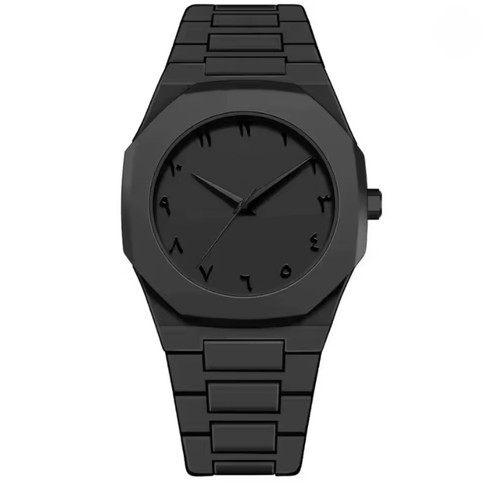 Men black analogue watch - men's,