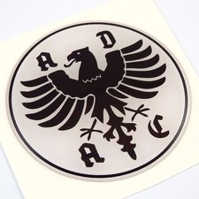 ADAC German Auto club Round Emblem domed decal Bike Car sticker 2.5"