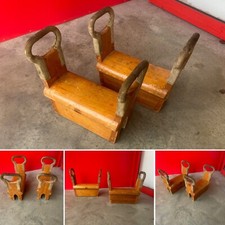 Vintage Retro Small Pommel Horse From School Gymnasium (2 Available)