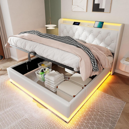 King ottoman bed frame - ottoman,