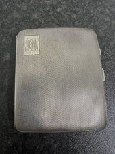 Solid Silver Cigarette case - Birmingham 1938 - WT Toghill & Co - 71.6g 