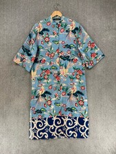 Zara Dress Size S Blue Floral