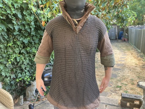 Medieval chainmail shirt - chainmail,