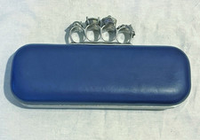 Alexander McQueen Blue Leather