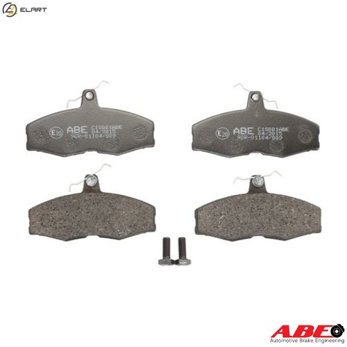 Brake pad set disc - pad,
