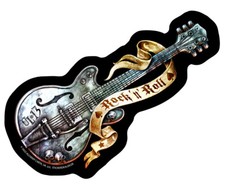 Sticker Rock 'n' Roll Guitar Sticker Music Rockabilly approx. 16x8cm