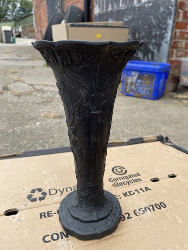 Wedgwood black vase - wedgwood,