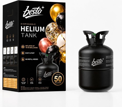 Disposable helium tank for - disposable,