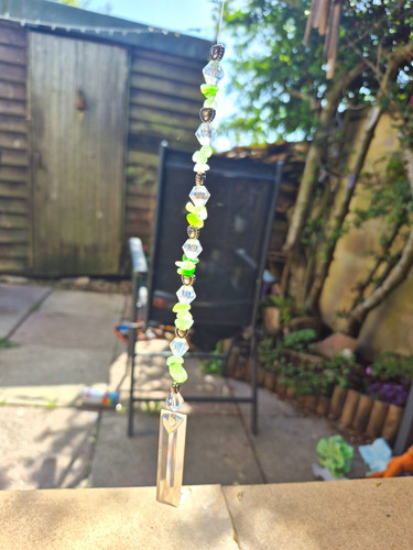 Handmaid beaded glass - handmaid,