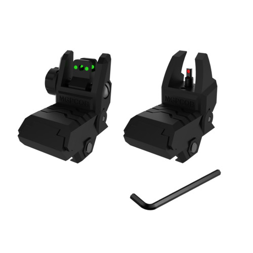 Fiber iron sight flip front - fiber,