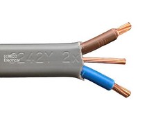 SHOWER CABLE 10mm Twin & Earth