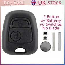 2 Buttons Remote Car Key Fob