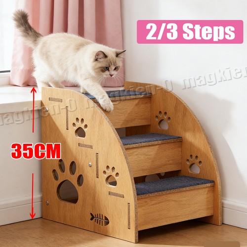 Wood steps pet - pet, dog