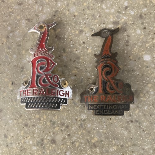 Vintage raleigh headbadge - vintage,