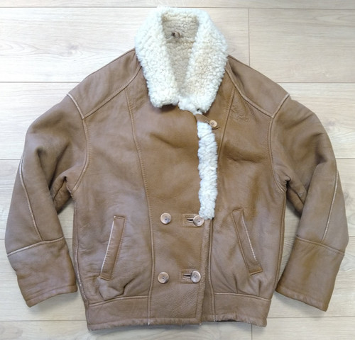 Vintage sheepskin leather - vintage,