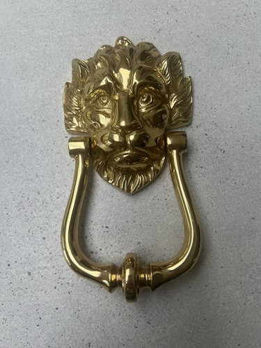 Lions head heavy door - lions,