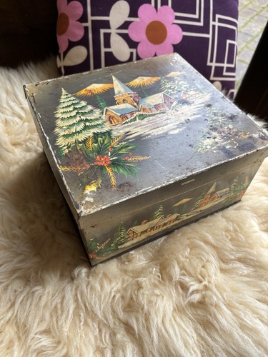 Huntley palmers christmas tin - huntley,
