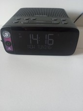 Pure Siesta S2 Digital Dual Alarm Clock Radio DAB/FM Black  Front Cover strip