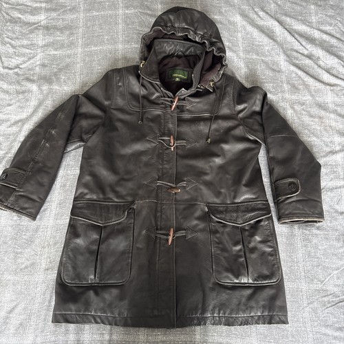 Hidepark leather duffle coat - hidepark,