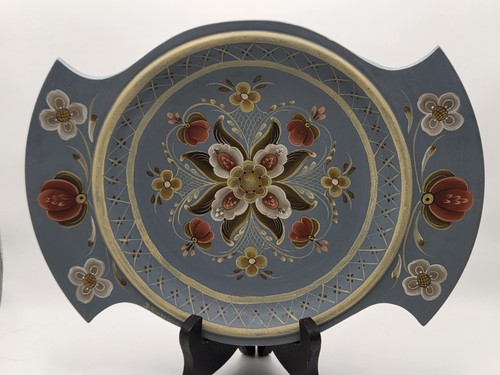 Norwegian rosemaling handled - norwegian, 2-handled