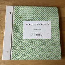 Manuel Canovas Wallpaper Samples Book La Treille Collection Vintage Craft Art