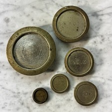 Vintage Brass Weights Kitchen & Banking