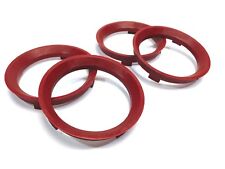 72.6 - 57.1 Spigot Rings, Set of 4, TUV, VW Golf, Polo, Caddy, Scirocco, Passat