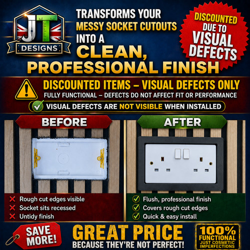 Acoustic wall panel socket - panel,