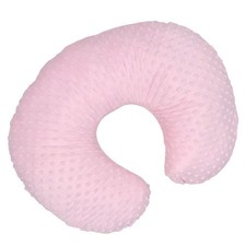 Pink Baby Feeding Pillow Cover Ultra Soft U Shape Comfortable Cleanable Nursing